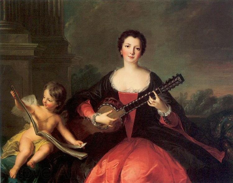 Jean Marc Nattier daughter of Philippe II Spain oil painting art
